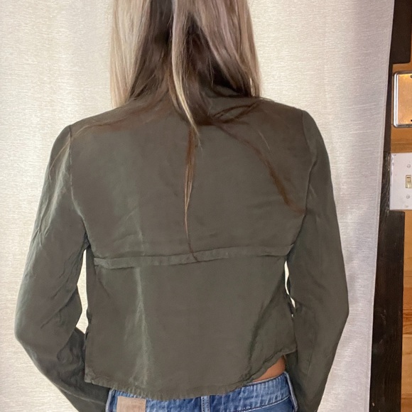 Dex xs  army green cardigan/blazer - Picture 3 of 6